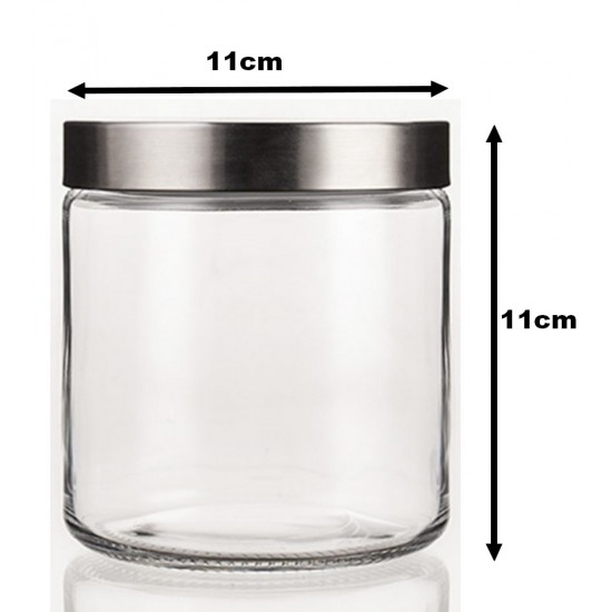 Pote 880ml Com Tampa Inox